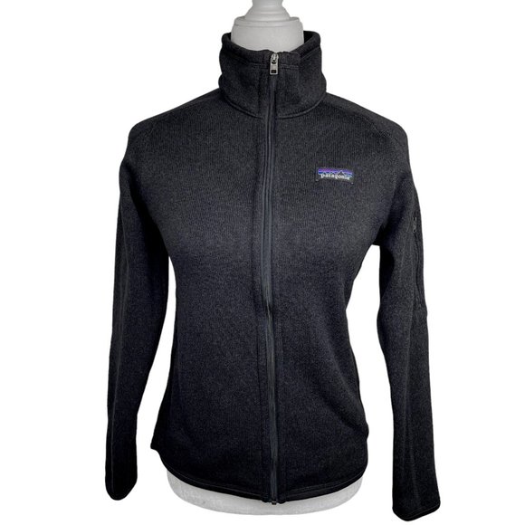 Patagonia Jackets & Blazers - Patagonia Womens Better Sweater Fleece Jacket Dark Charcoal Full Zip